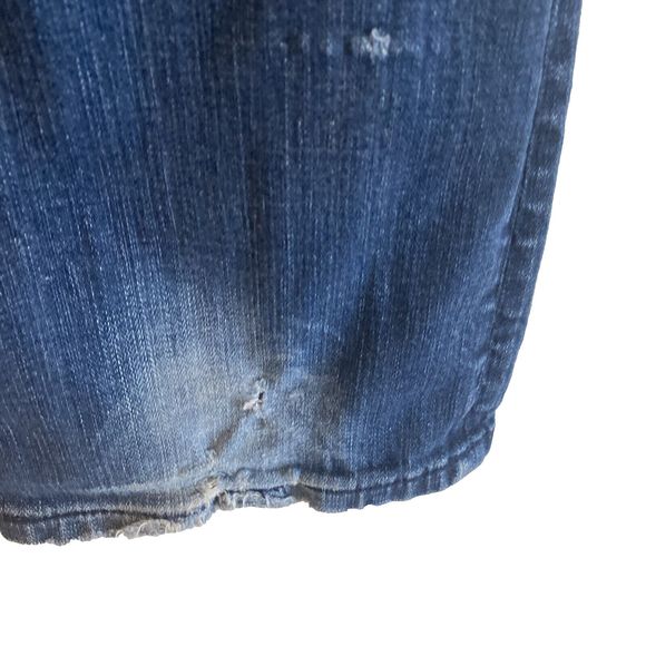 Cult of Individuality Women's 29 (30x33) Bootcut Blue Jeans Mid Rise Distressed - Picture 10 of 16